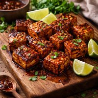 Tofu in Ancho Chile Lime Marinade