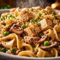 Tofu Noodle Tuna Casserole