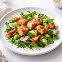Tofu Salmon Salad