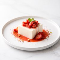 Tofu Strawberry Dessert