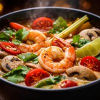Tom Yum Thai Hot and Sour Soup
