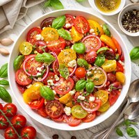 Tomatensalat Tomato Salad