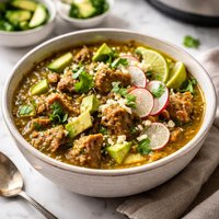 Tomatillo Pork Chili Verde Stew Crock Pot or Slow Cooker