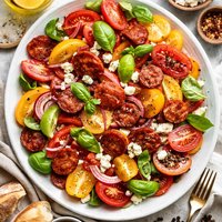 Tomato and Chorizo Salad