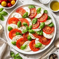 Tomato and Fresh Mozzarella Salad with Basil
