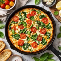 Tomato and Spinach Frittata
