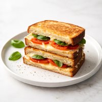 Tomato and Swiss Toasted Sandwich