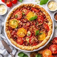 Tomato Bacon Pie