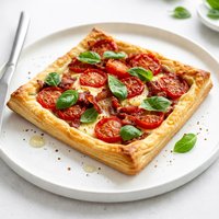 Tomato Basil Bacon Tart