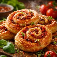 Tomato Basil Elephant Ears