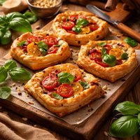 Tomato Basil Tartlets