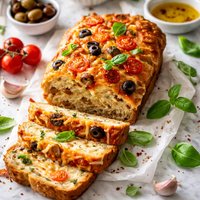 Tomato Cheese Olive Bread