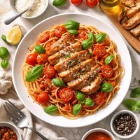 Tomato Chicken with Pasta