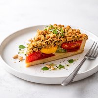 Tomato Crumble Pie