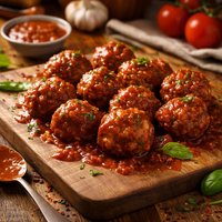 Tomato Glazed Meatballs