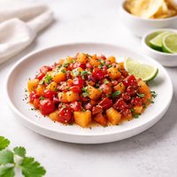 Tomato Papaya Salsa