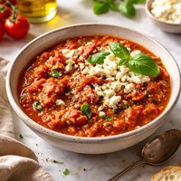 Tomato Pasta Sauce with Feta Cheese