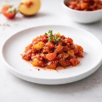 Tomato Peach Chutney