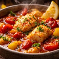 Tomato Saffron Fish Stew