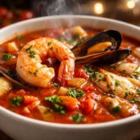 Tomato Seafood Soup