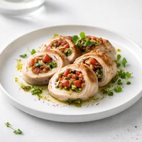 Tomato Stuffed Chicken Rolls
