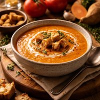 Tomato Sweet Potato Bisque