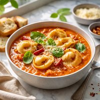 Tomato Tortellini Soup