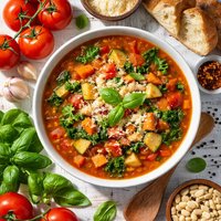 Tomato Vegetable Soup De Tuscana