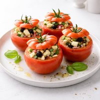 Tomatoes Stuffed with Italian Salad