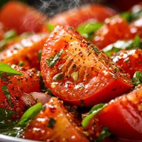 Tomatoes with Vinaigrette