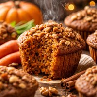 Too Easy Pumpkin Carrot Cake Muffins