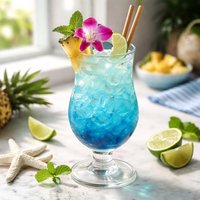 Toopua Blue Lagoon Cocktail