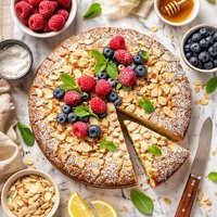 Torta Ricca Alla Mandorla