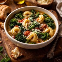 Tortellini and Broccoli Rabe Soup