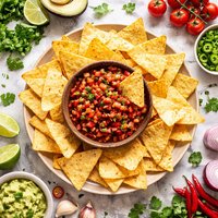 Tortilla Chips with Salsa Dip