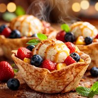 Tortilla Desserts Cups