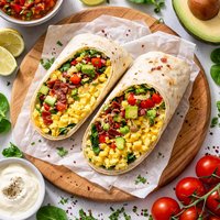 Tortilla Omelet Wrap