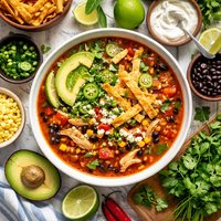 Tortilla Soup with Chicken Made Easy