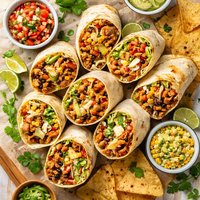 Tortilla Wrapped Mexican Sandwiches