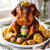 Tortured Chicken Beer Can