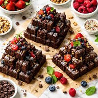 Towering Brownie Pyramids