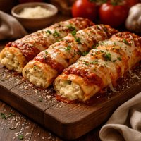 Traditional 4 Cheese Manicotti