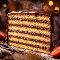 Traditional 8 Layer Doberge Cake