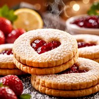 Traditional Algerian Sables Cookies Like Linzer Augen