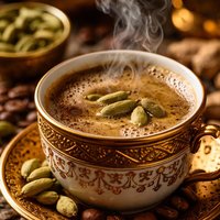 Traditional Bahraini Cardamom Coffee