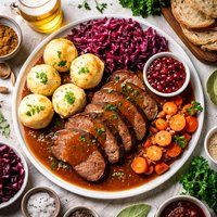 Traditional Bavarian Beef Sauerbraten