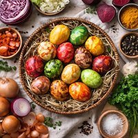 Traditional Easter Marbled Pace Eggs