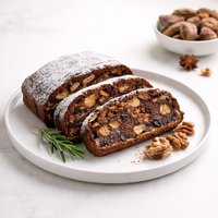 Traditional German Christmas Fruit Bread Kletzenbrot