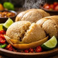 Traditional Ghanaian Kenkey