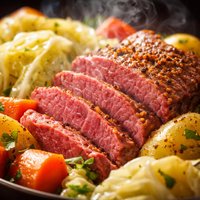 Traditional Irish Corned Beef and Cabbage